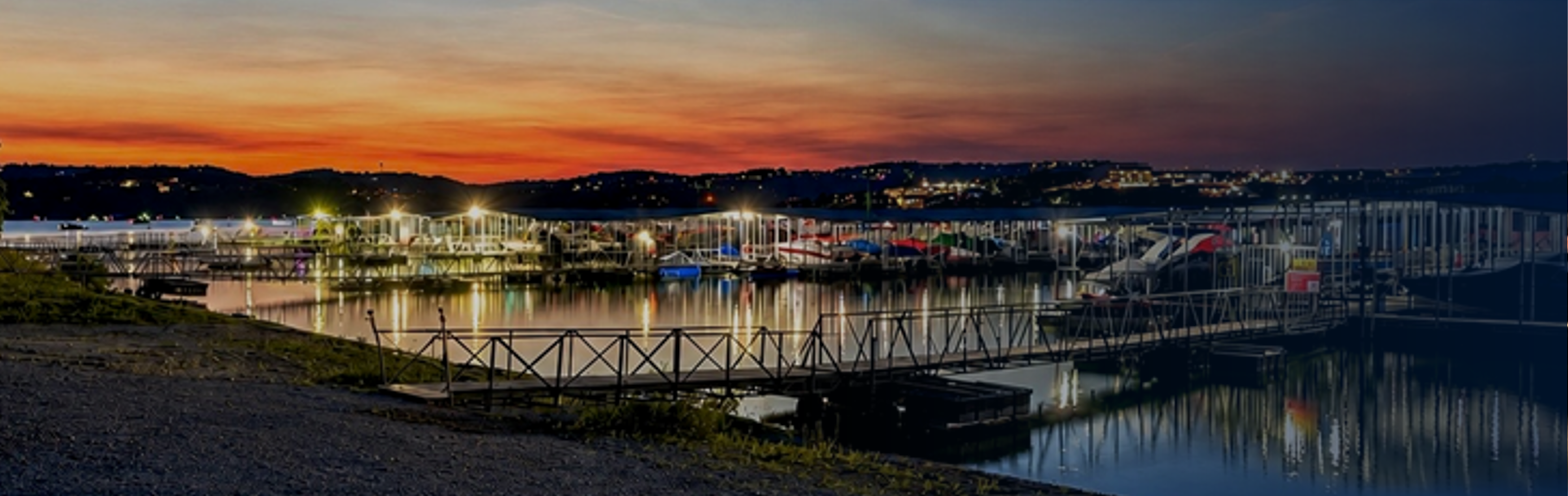 Marina at sunset