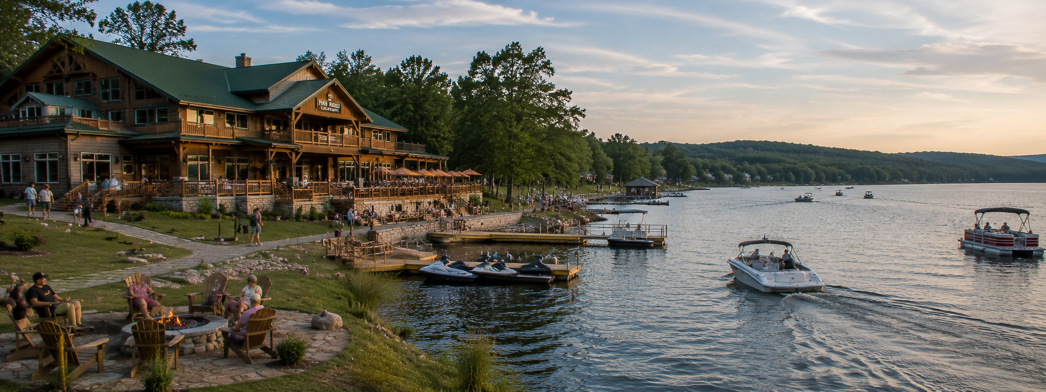 Waterfront resort property
